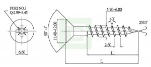 Tornillo para tablero de partículas - Tornillo para tablero de partículas