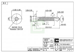 Tornillo autorroscante - Tornillo autorroscante
