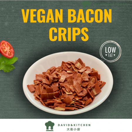 Vegane Bacon-Chips - Vegane Bacon-Chips, pflanzliches Fleisch, proteinreiches veganes Fleisch, glutenfreies veganes Fleisch, pflanzliches Fleisch, veganes Fleisch, pflanzliches Protein