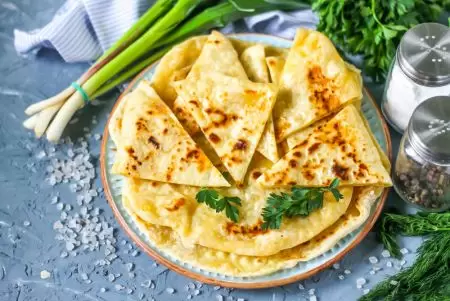 Crêpe aux oignons verts classique - Crêpe aux oignons verts taïwanaise, crêpe aux oignons verts congelée, crêpe aux oignons verts végétalienne, crêpe aux oignons verts
