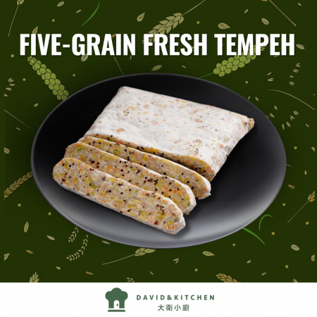 Tempeh fresco de cinco granos