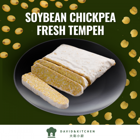 Tempeh Fresco de Grão-de-Bico e Soja