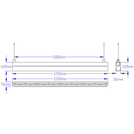 AL215-H3424 燈具尺寸圖