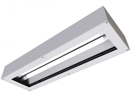 Iluminación de techo LED impermeable a prueba de polvo - Iluminación LED impermeable para salas blancas, montaje en superficie.