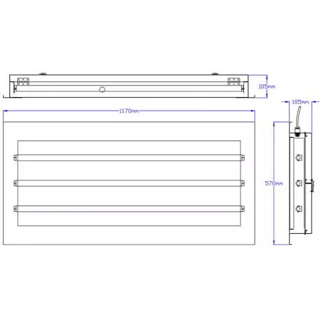 Kích thước sản phẩm CR338-R1001.