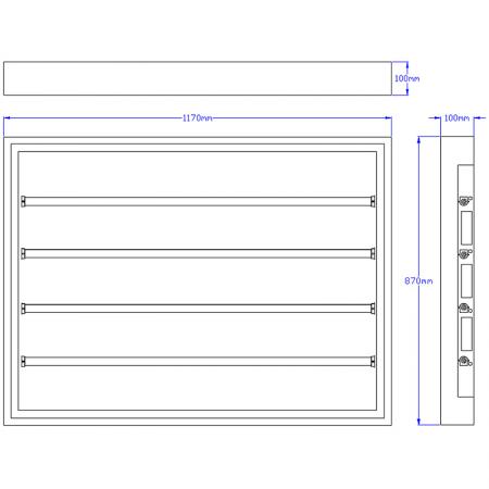 CR438-C3201 燈具尺寸圖