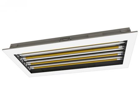 Geavanceerde LED-cleanroomverlichting met dubbele lus - Dubbele lus, twee buizen, IP65, klasse 100 LED-cleanroomverlichting.