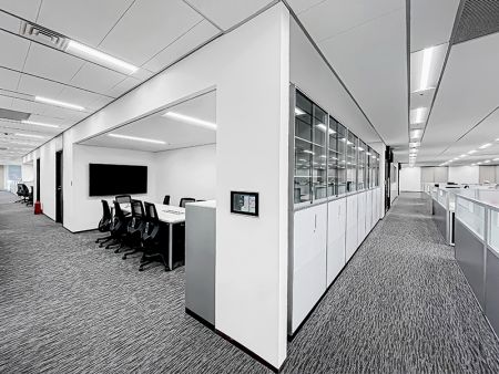 Splendor Lightingluminaires de bureau à économie d'énergie pour les bureaux du siège social de CTCI.