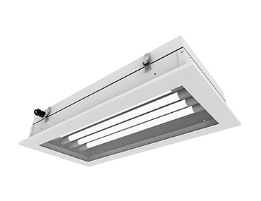 Éclairage LED haute performance pour salle blanche.