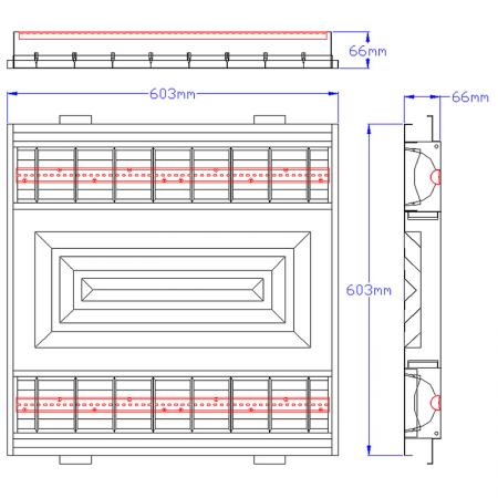 Rozměry produktu NM215-R3091-A.