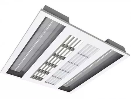 Multifunktionale LED-Panel-Deckenbeleuchtung mit hoher Lichtausbeute - LED-Flachleuchte mit maßgeschneiderter Geräteabdeckung, wie z. B. Klimaanlagenauslass usw.