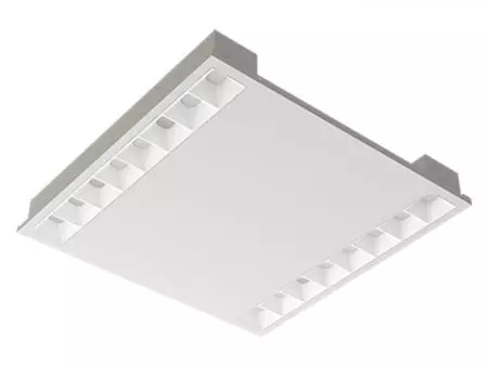 Flexible low glare UGR14 recessed square LED ceiling lighting