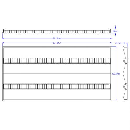 NM415-R3005 أبعاد المنتج.