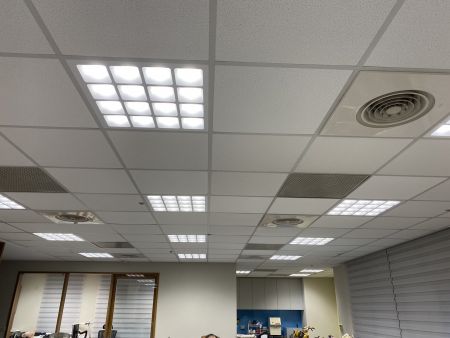 LED office ceiling lights retrofit project by Splendor Lighting