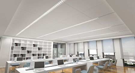 Moderne kantoorplafondlamp van 26 W, UGR 14, met lage verblinding