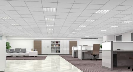 26W 4073lm UGR16 glare-free office lighting louver ceiling