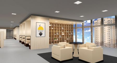 إضاءة سقف مربعة صغيرة مدمجة مكونة من 4 خلايا بقوة 18 وات، مناسبة للمكاتب