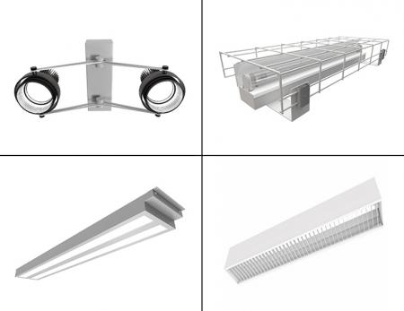 Composants et supports d'installation personnalisés.