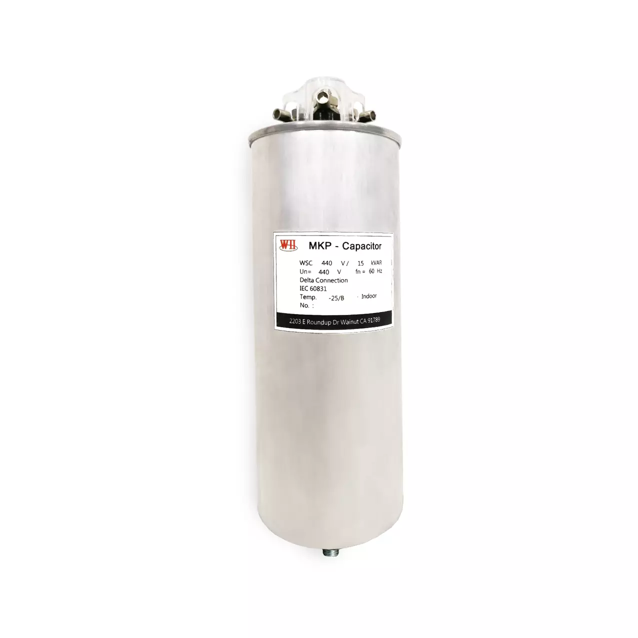 功因改善組裝型單管電容器 - WSCR 系列