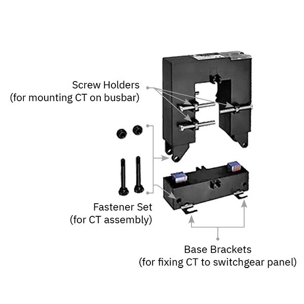Split-Core Rectangular-Window Current Transformer - ABS Encased - Low ...