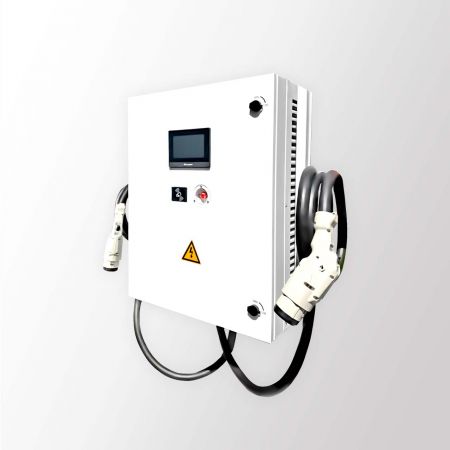 Chargeur rapide CC pour véhicules électriques 【fixation murale/support】【1 ou 2 pistolets】