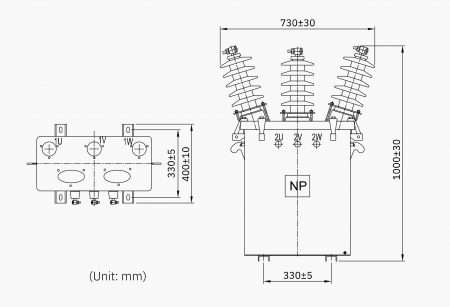 5 kVA 中壓油浸式變壓器 (比壓器/控制電源)