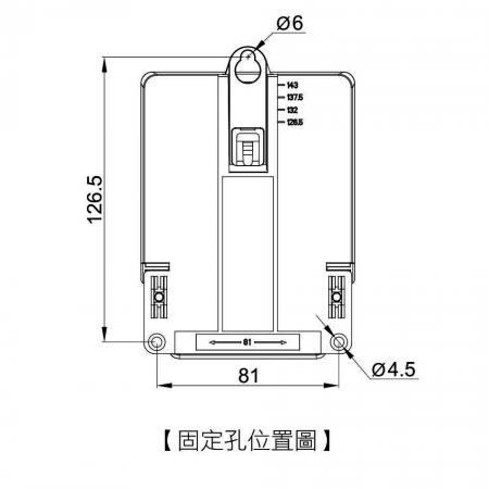BAW-1C / BAW-2C 尺寸圖 2