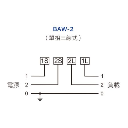 BAW-2 接線圖