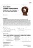【Brochura do produto】Transformadores de corrente de múltiplas relações, série EO-10SC