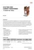 【Product Brochure】24 kV Two-Core Current Transformer (“U-Shaped Top” Design) - Model: EWF-20DI
