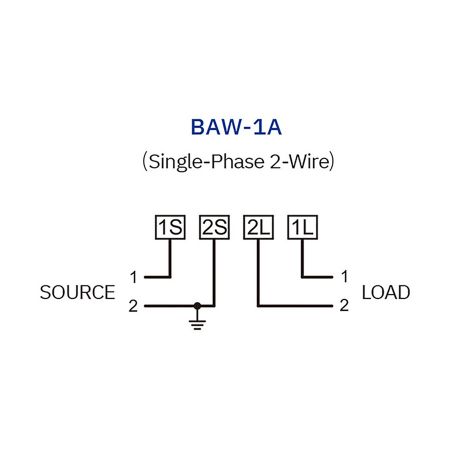Schaltplan für den Prepaid-Zähler BAW-1A