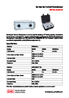 【Product Brochure】Burden for Current Transformer