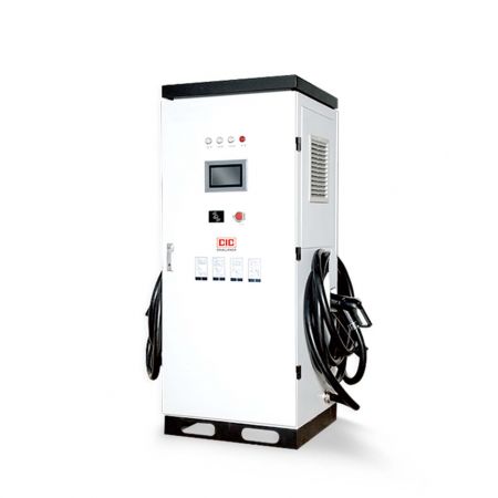 Chargeur rapide DC pour véhicule électrique (Chargeur EV), Norme Européenne, 1 ou 2 pistolets