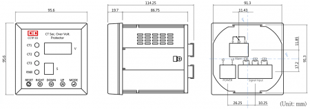 Protector de Sobretensión para Protección de Transformadores de Corriente (Dibujo)