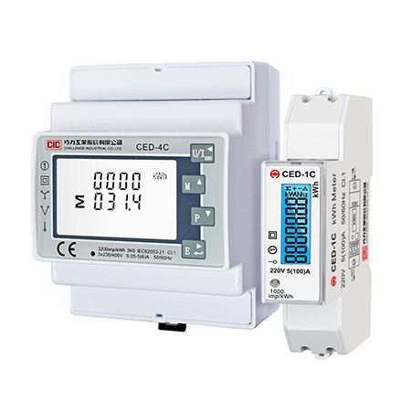 Medidor electrónico de energía DIN Rail