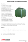 【Product Brochure】MV Oil-Immersed Transformers