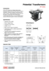 【Product Brochure】LV Voltage Transformers, CPT Series