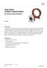 【Product Brochure】Zero-Phase Current Transformers for Ground-Fault Protection (EZ Series)