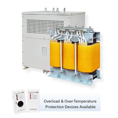 過負荷および過温度保護装置が利用可能（オプション）