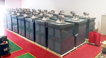 30 unidades de Reatores de Núcleo de Ar de 60 kVA foram entregues à Taiwan Power Company em um projeto recente.