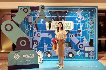 Representante del equipo internacional de CIC en 'Taiwán Resiliente 2023'