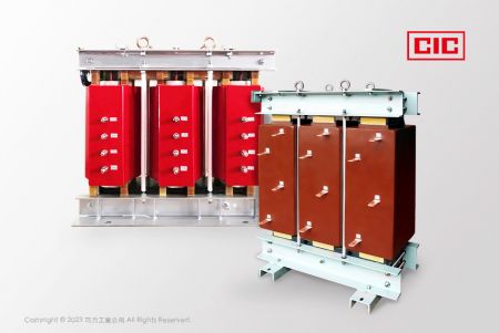 محول ذاتي لبدء التشغيل للمحركات CIC (اليسار) ومفاعل بدء التشغيل للمحركات (اليمين)