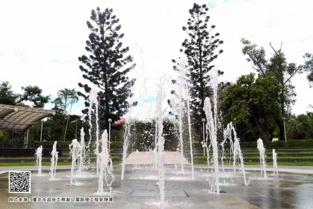 Parc Rongxing Garden (photo par le bureau des parcs et des lampadaires du département des travaux publics de Taipei)