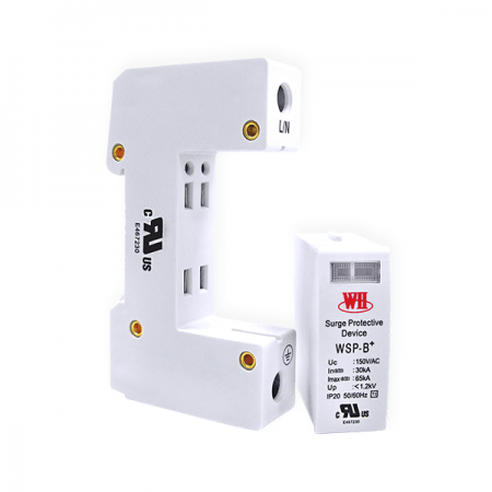 UL 認證系列突波保護器提供模塊組合之型式 (模塊可由底座快速插拔),便於使用及操作。