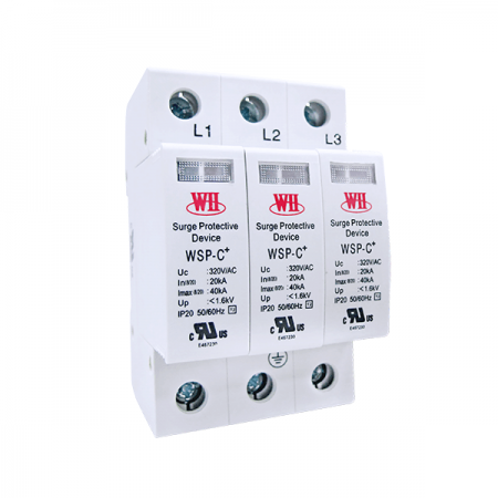 UL 認證模塊組合型突波保護器 SPD【附 FS 監控底座】