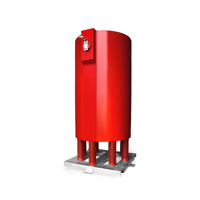 Reactor de núcleo de aire de media tensión.
