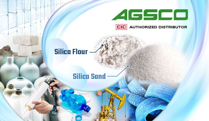 CIC distribui areia de sílica e farinha da AGSCO