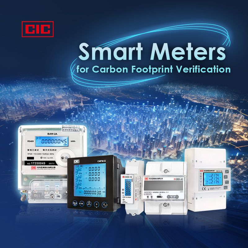 Intelligente Zähler zur Überwachung des CO2-Fußabdrucks