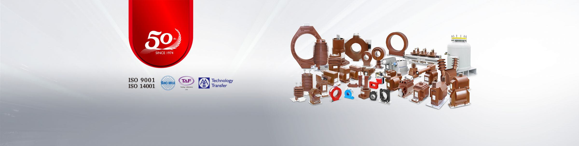 50周年を祝う 台湾のオリジナルキャストレジン計器トランスメーカー