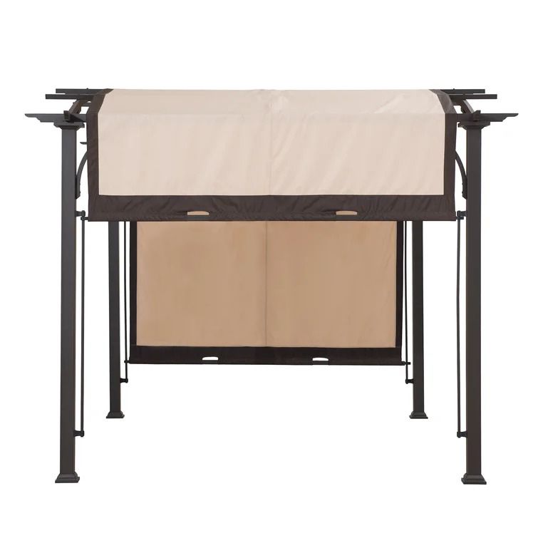 10x10 Patio Metal Curved AntiRust Pergola Bracket With Adjustable